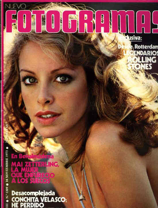 FOTOGRAMAS magazine side cover Issue 1309 16 November 1973