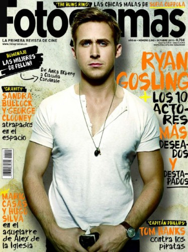 FOTOGRAMAS magazine side cover Issue 2040 October 2013