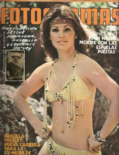 FOTOGRAMAS magazine side cover Issue 1312 7 December 1973