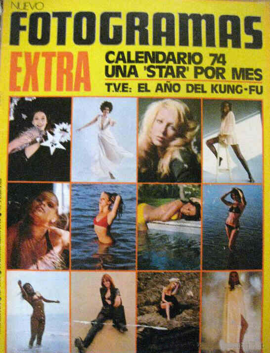 FOTOGRAMAS magazine side cover Issue 1313 14 December 1973