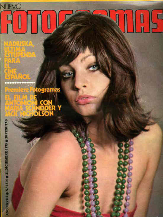 FOTOGRAMAS magazine side cover Issue 1314 21 December 1973
