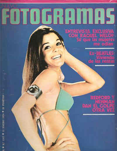 FOTOGRAMAS magazine side cover Issue 1317 11 January 1974