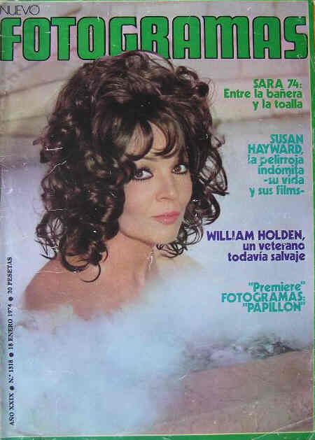 FOTOGRAMAS magazine side cover Issue 1318 18 January 1974