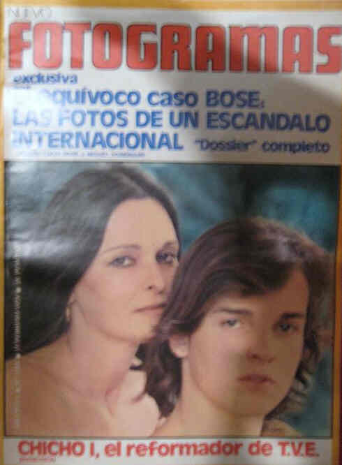 FOTOGRAMAS magazine side cover Issue 1322 15 February 1974