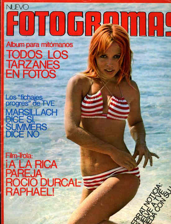 FOTOGRAMAS magazine side cover Issue 1323 22 February 1974