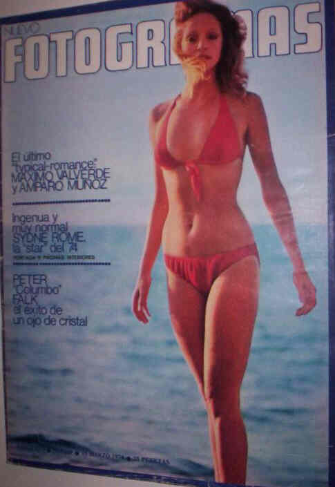 FOTOGRAMAS magazine side cover Issue 1326 15 March 1974
