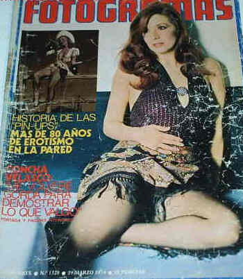 FOTOGRAMAS magazine side cover Issue 1328 29 March 1974