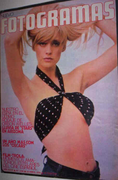 FOTOGRAMAS magazine side cover Issue 1330 12 April 1974