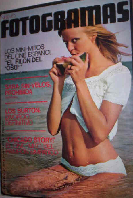 FOTOGRAMAS magazine side cover Issue 1334 10 May 1974