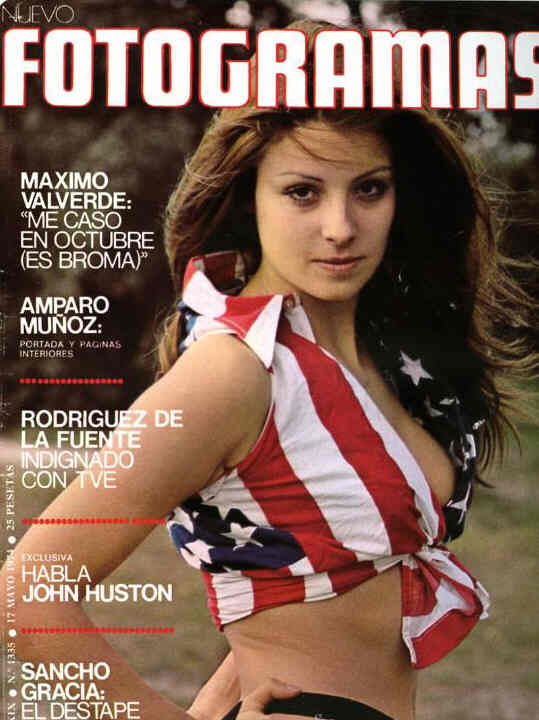 FOTOGRAMAS magazine side cover Issue 1335 17 May 1974