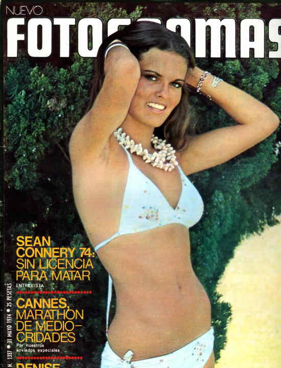 FOTOGRAMAS magazine side cover Issue 1337 31 May 1974
