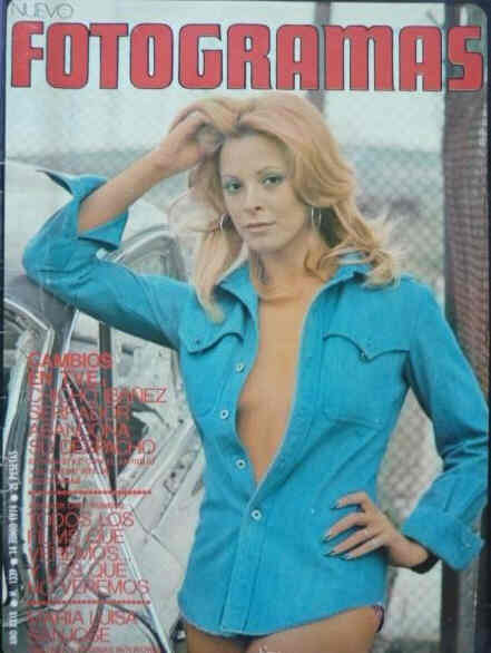 FOTOGRAMAS magazine side cover Issue 1339 14 June 1974