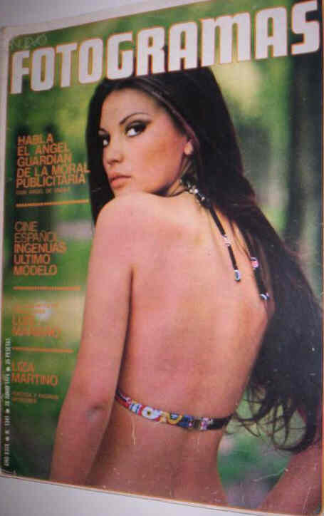 FOTOGRAMAS magazine side cover Issue 1341 28 June 1974