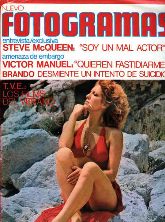 FOTOGRAMAS magazine side cover Issue 1345 26 July 1974