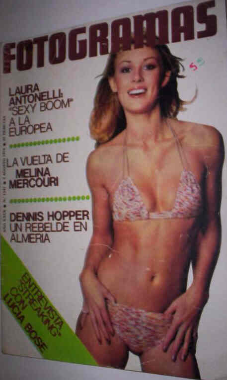 FOTOGRAMAS magazine side cover Issue 1347 9 August 1974