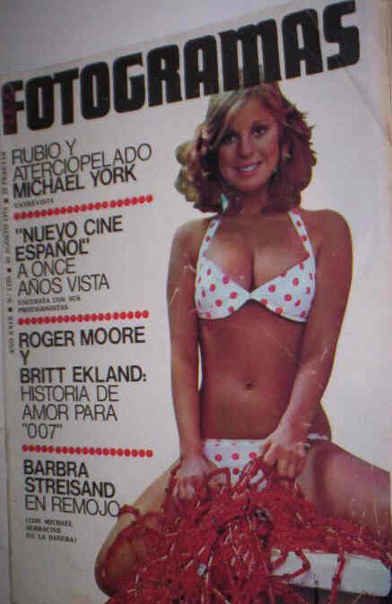 FOTOGRAMAS magazine side cover Issue 1350 30 August 1974