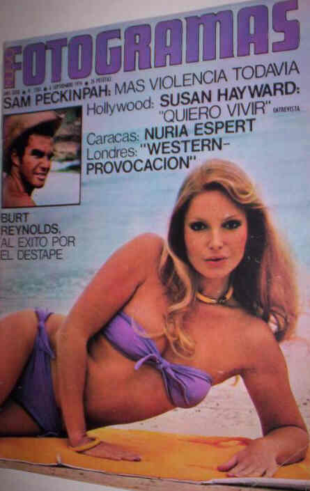 FOTOGRAMAS magazine side cover Issue 1351 6 September 1974