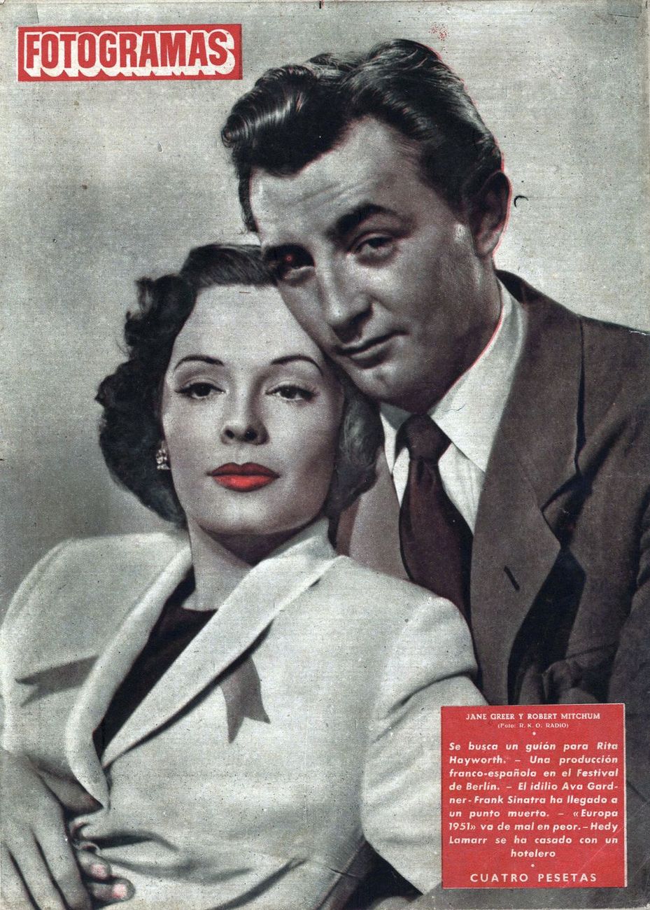 FOTOGRAMAS magazine side cover Issue 136 22 June 1951