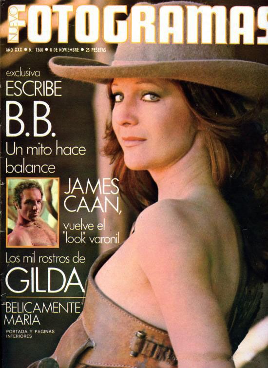 FOTOGRAMAS magazine side cover Issue 1360 8 November 1974