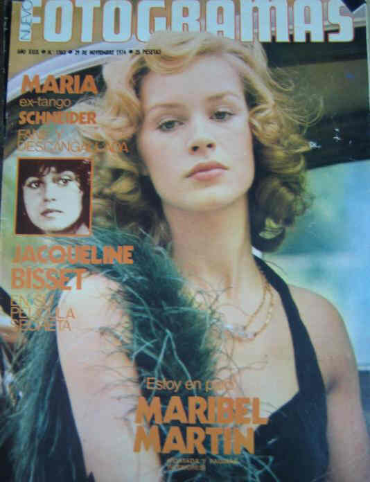 FOTOGRAMAS magazine side cover Issue 1363 29 November 1974