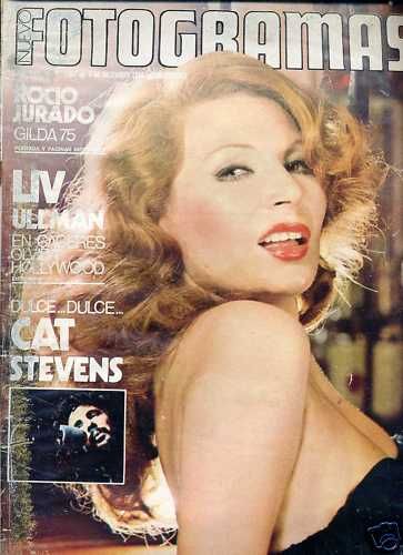 FOTOGRAMAS magazine side cover Issue 1364 6 December 1974