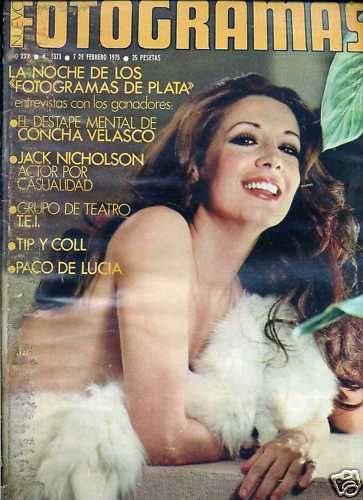 FOTOGRAMAS magazine side cover Issue 1373 7 February 1975