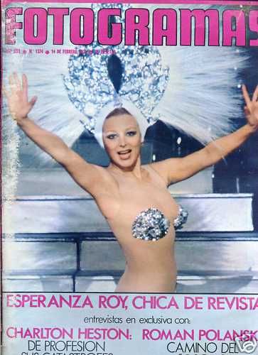 FOTOGRAMAS magazine side cover Issue 1374 14 February 1975