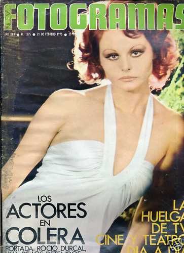 FOTOGRAMAS magazine side cover Issue 1375 21 February 1975