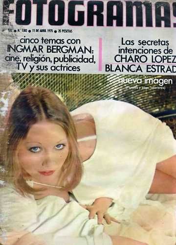 FOTOGRAMAS magazine side cover Issue 1382 11 April 1975