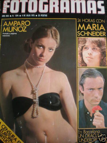 FOTOGRAMAS magazine side cover Issue 1394 4 July 1975