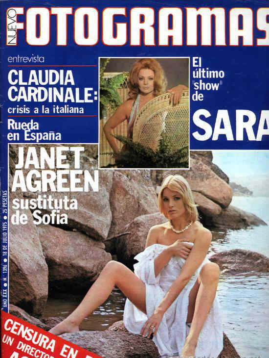 FOTOGRAMAS magazine side cover Issue 1396 18 July 1975