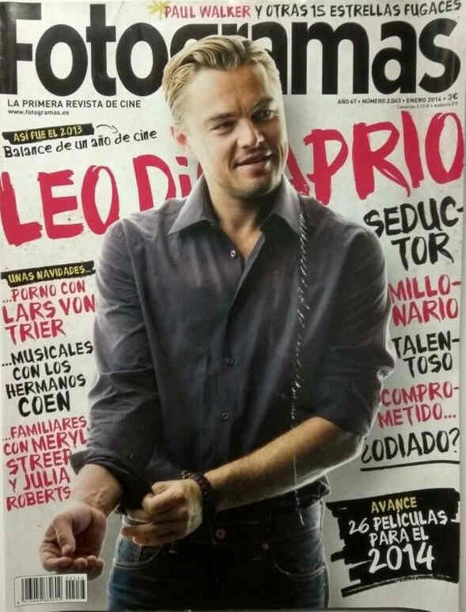 FOTOGRAMAS magazine side cover Issue 2043 January 2014