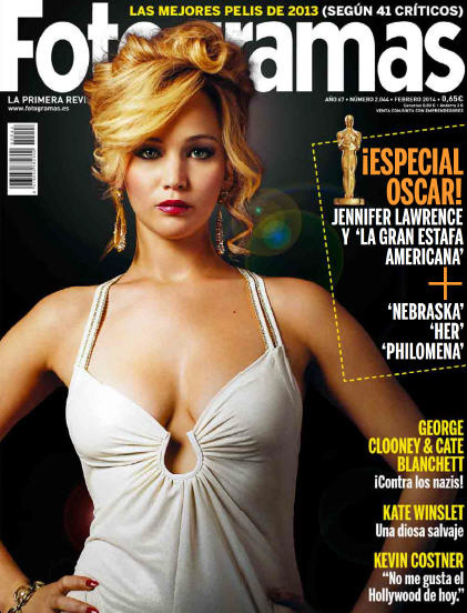 FOTOGRAMAS magazine side cover Issue 2044 February 2014