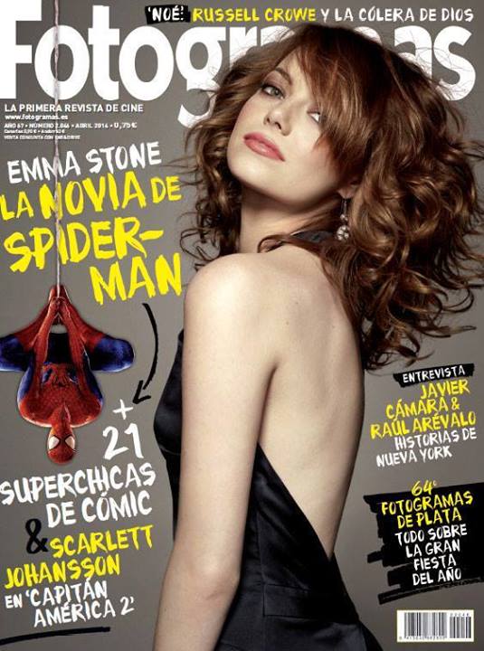FOTOGRAMAS magazine side cover Issue 2046 April 2014