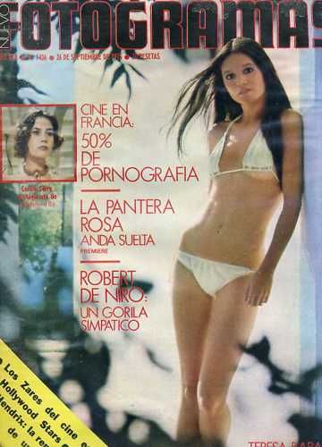 FOTOGRAMAS magazine side cover Issue 1406 26 September 1975