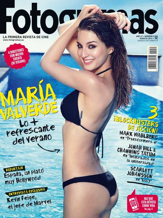FOTOGRAMAS magazine side cover Issue 2050 August 2014