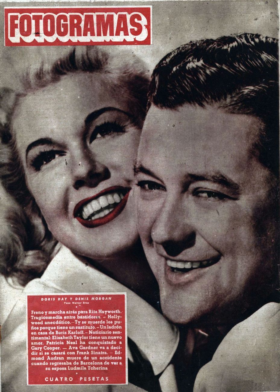 FOTOGRAMAS magazine side cover Issue 141 27 July 1951
