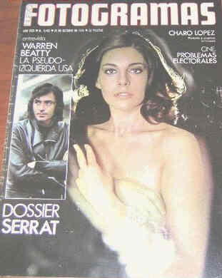 FOTOGRAMAS magazine side cover Issue 1410 24 October 1975