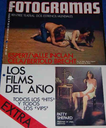 FOTOGRAMAS magazine side cover Issue 1411 31 October 1975