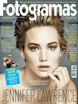 FOTOGRAMAS magazine side cover Issue 2054 December 2014