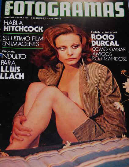 FOTOGRAMAS magazine side cover Issue 1421 9 January 1976
