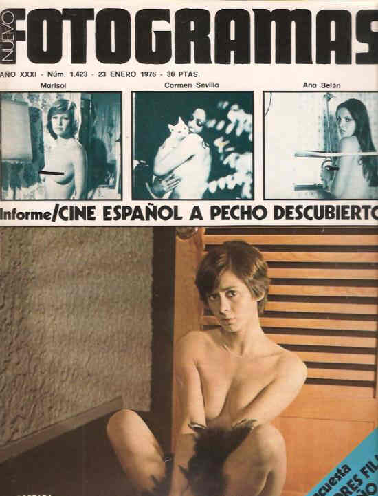 FOTOGRAMAS magazine side cover Issue 1423 23 January 1976
