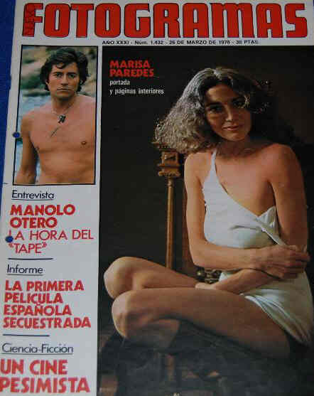 FOTOGRAMAS magazine side cover Issue 1432 26 March 1976