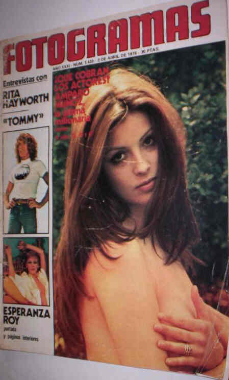 FOTOGRAMAS magazine side cover Issue 1433 2 April 1976