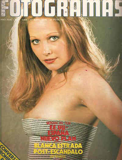 FOTOGRAMAS magazine side cover Issue 1436 23 April 1976