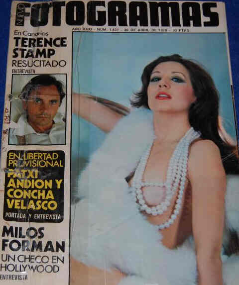 FOTOGRAMAS magazine side cover Issue 1437 30 April 1976