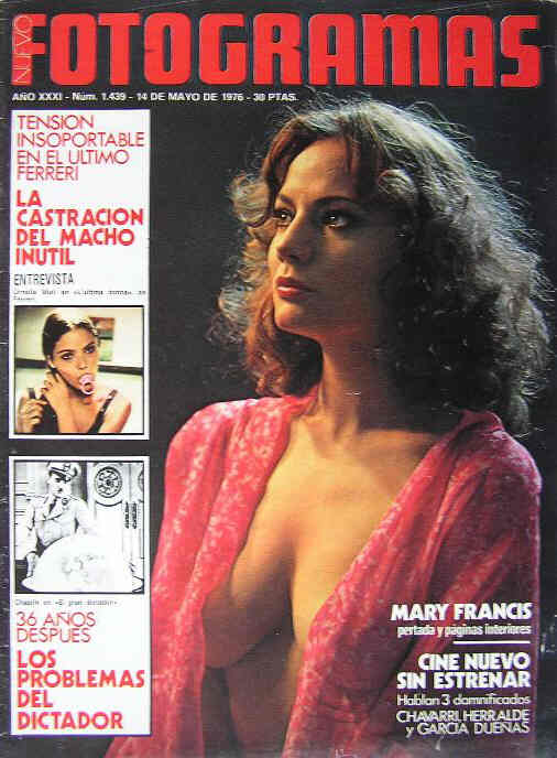 FOTOGRAMAS magazine side cover Issue 1439 14 May 1976