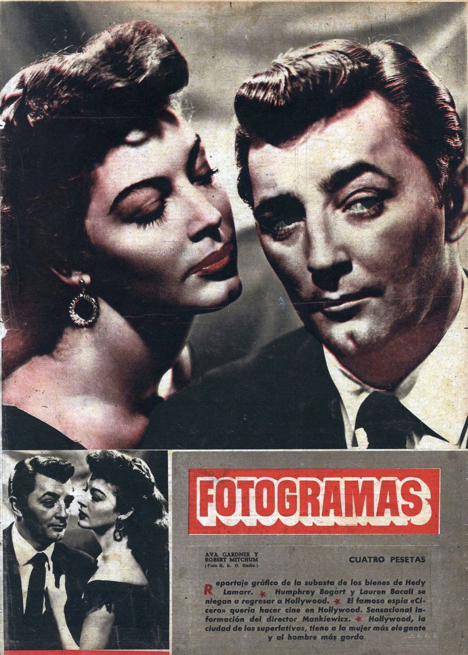 FOTOGRAMAS magazine side cover Issue 144 17 August 1951