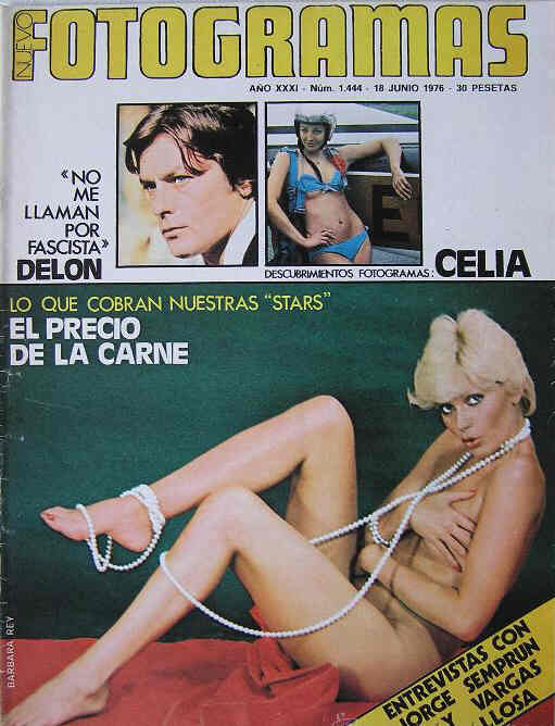 FOTOGRAMAS magazine side cover Issue 1444 18 June 1976
