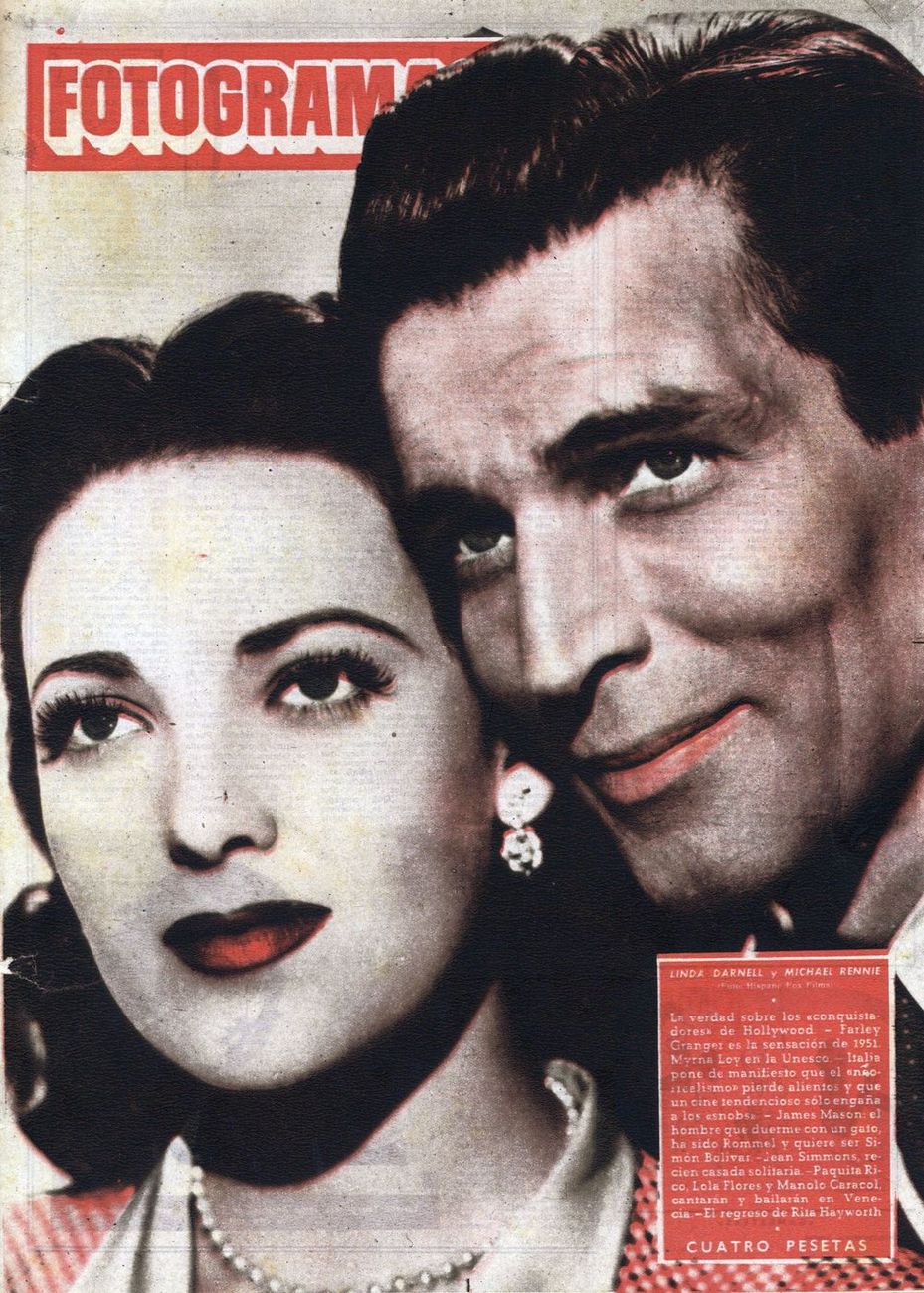 FOTOGRAMAS magazine side cover Issue 145 24 August 1951